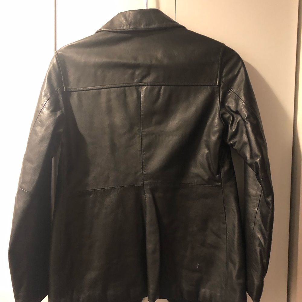 Diesel Leather Jacket, Black, Size Medium - Picture 2 of 3
